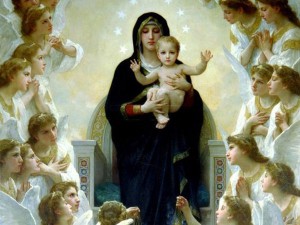 圣母与天使 .William Adolphe Bouguereau.1900 ​​​
