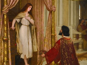 油画-The King and the Beggar-maid
