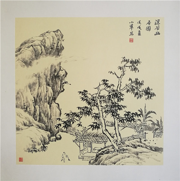 惠州风景国画定制